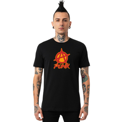 Trička punk (malý potisk na prsou)