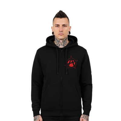 Mikiny punk na zip