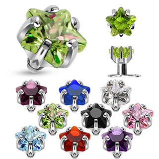 Mikrodermal, surface piercing