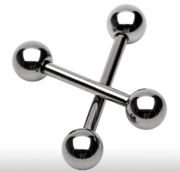 Piercing do jazyka 1,6x19x5mm