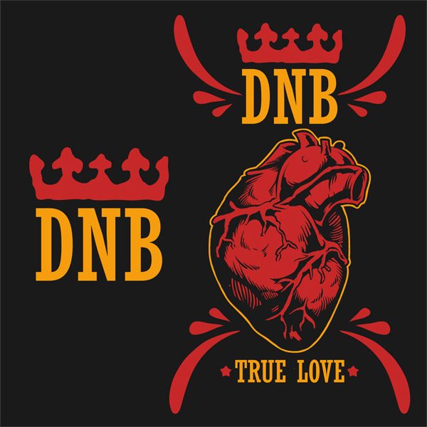 Mikina dnb dámská love