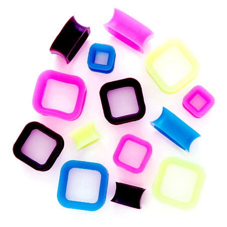 Tunel do ucha 18 mm modrá