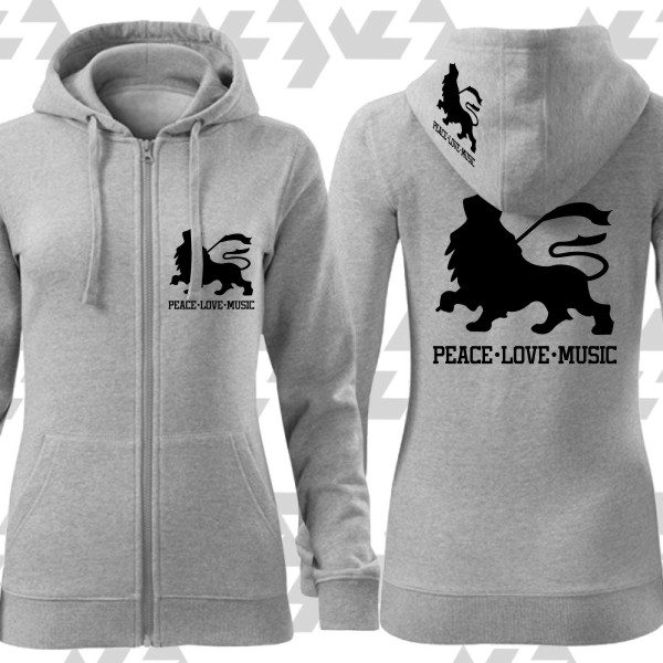 Mikina dámská rasta 300g/m na zip