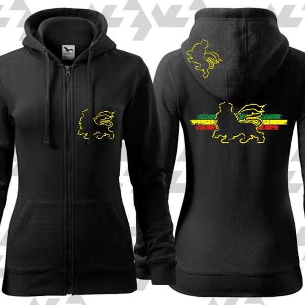 Mikina dámská rasta 300g/m na zip