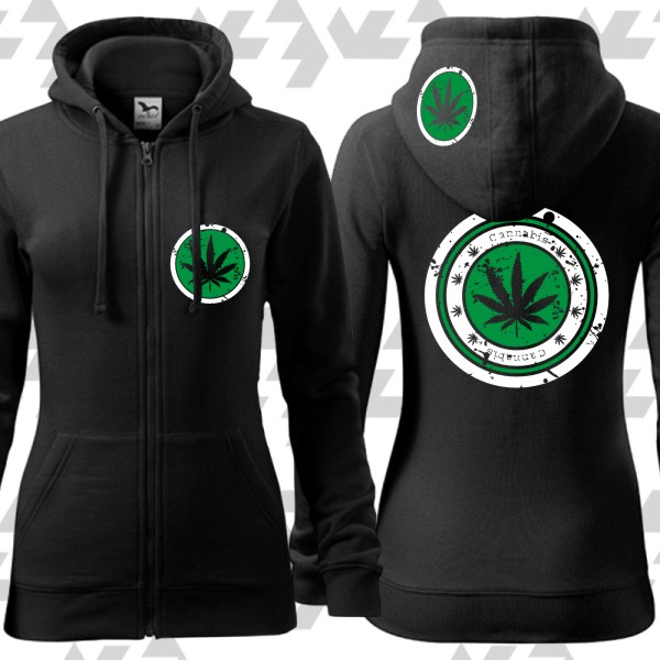 Mikina dámská rasta 300g/m na zip