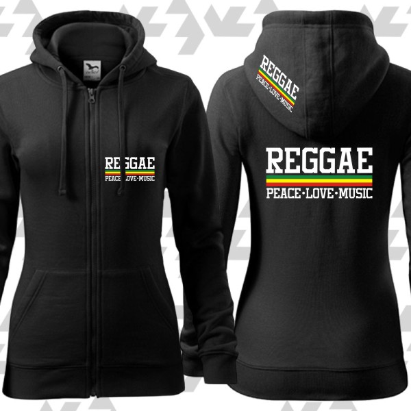 Mikina dámská rasta 300g/m na zip