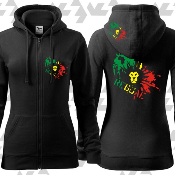 Mikina dámská rasta 300g/m na zip