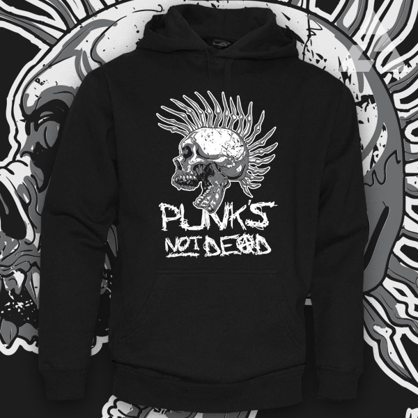 Mikina pánská punks not dead