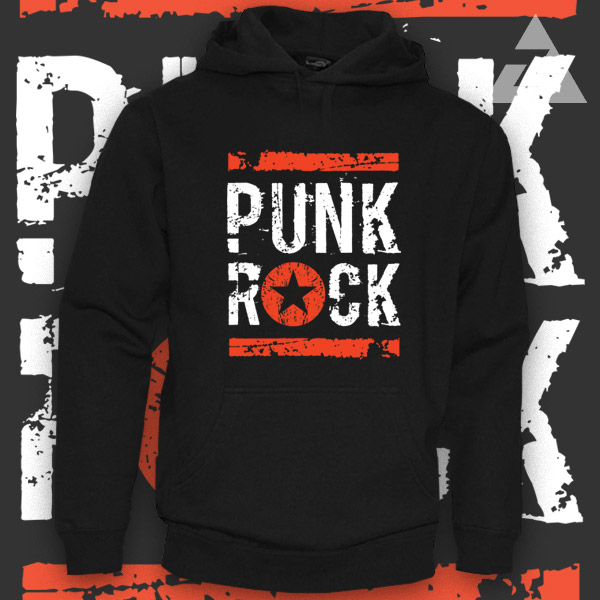 Mikina pánská punk rock