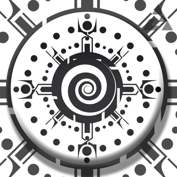 Placka, odznak tekno Spiral
