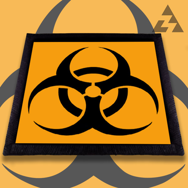 Nášivka tekno Biohazard