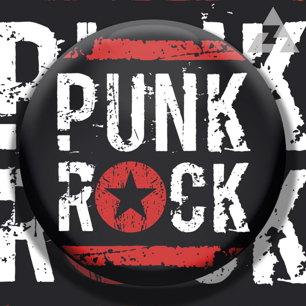 Placka, odznak punk