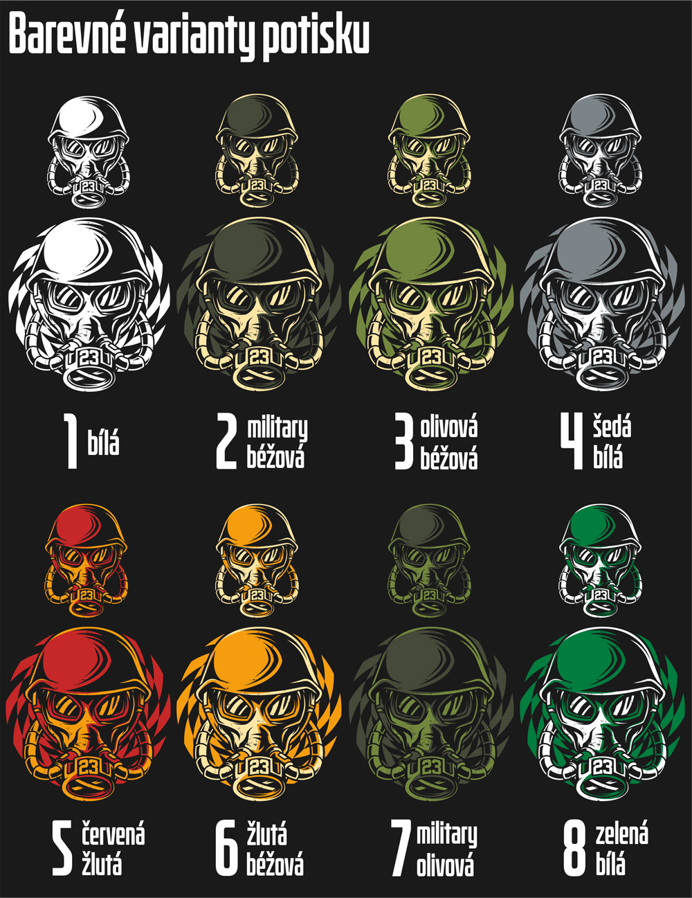 Mikina dámská tekno gasmask