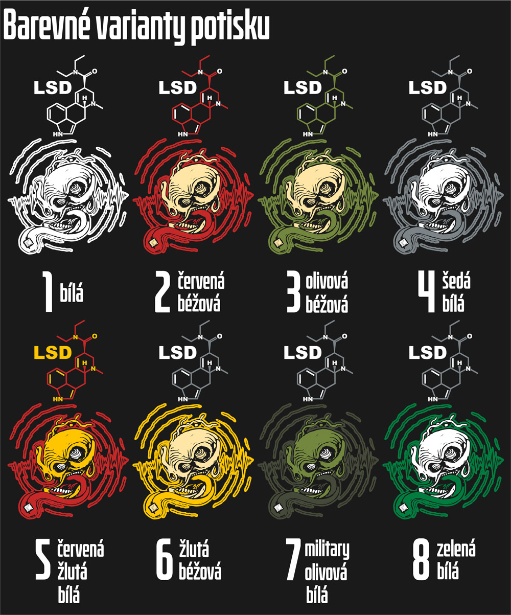 Mikina dámská tekno LSD head