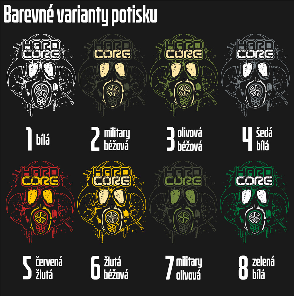 Mikina pánská tekno hardcore