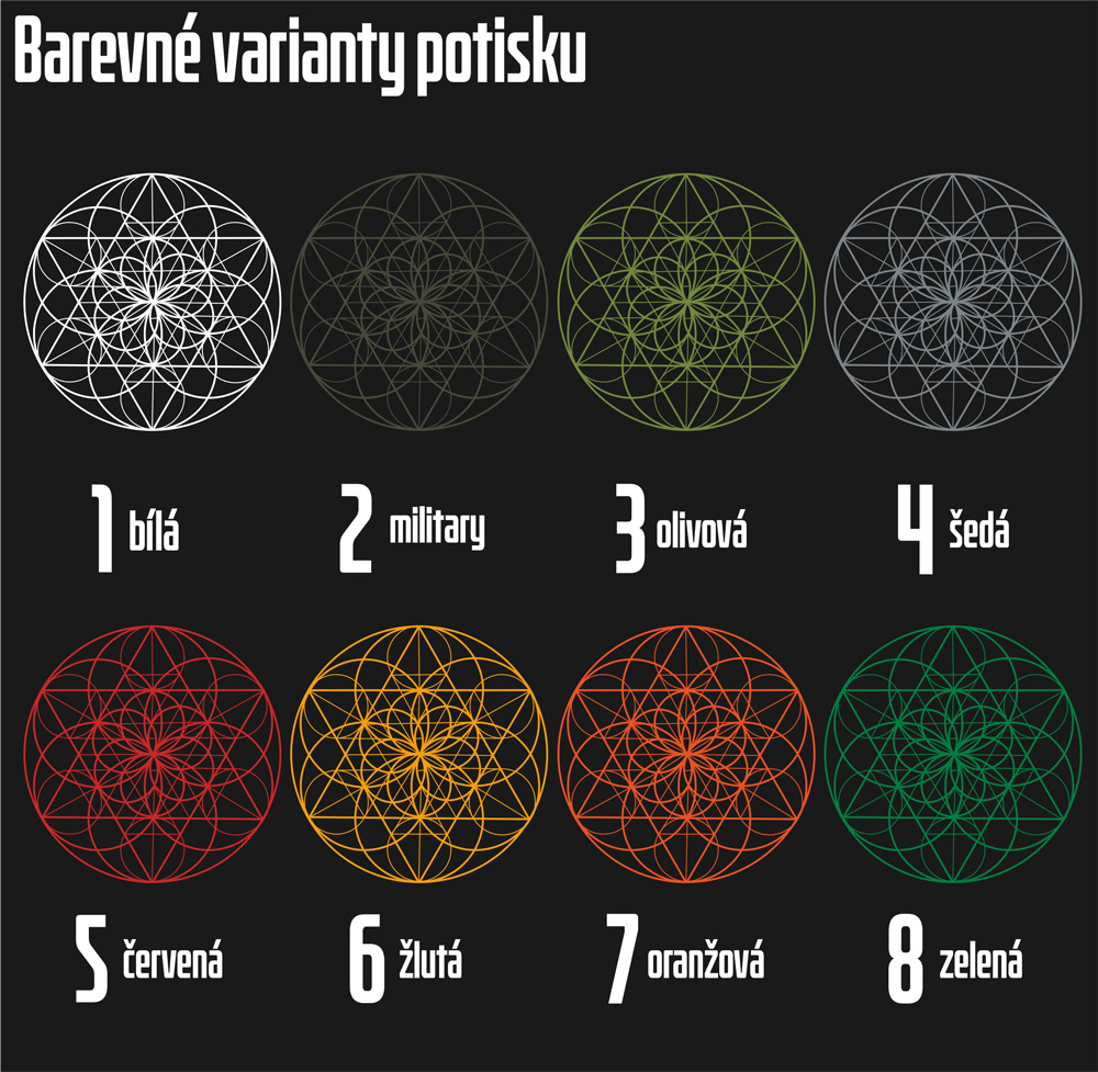 Mikina pánská tekno sacred geometry