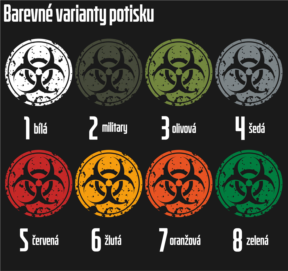 Mikina pánská tekno biohazard