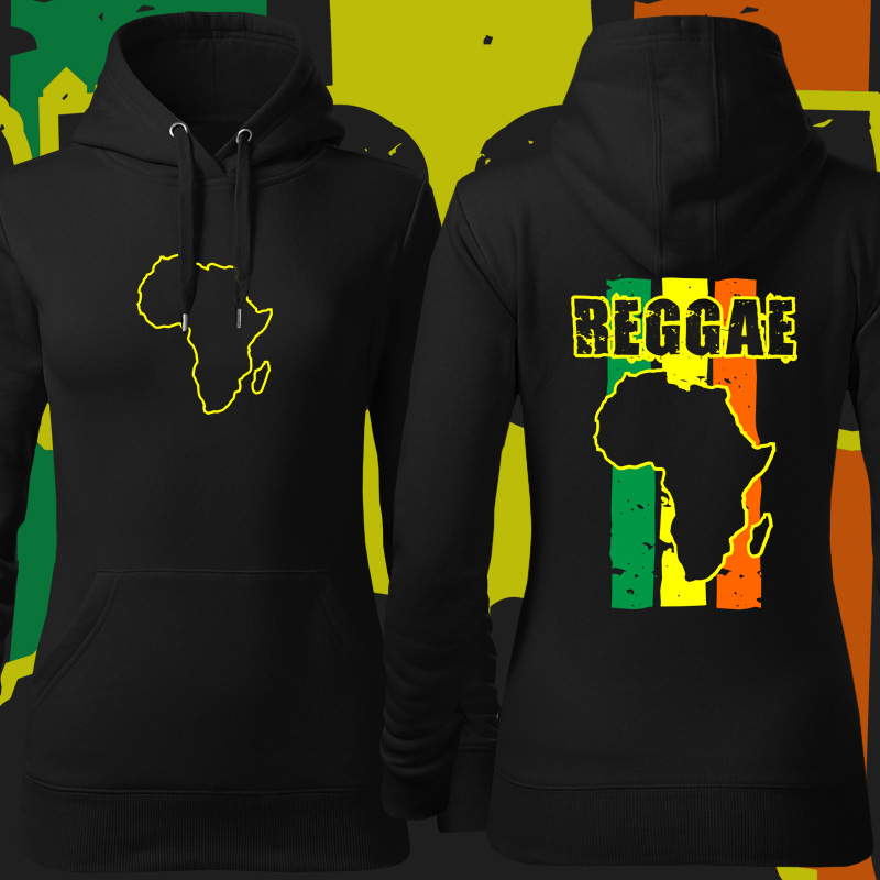 Rasta reggae mikina dámská