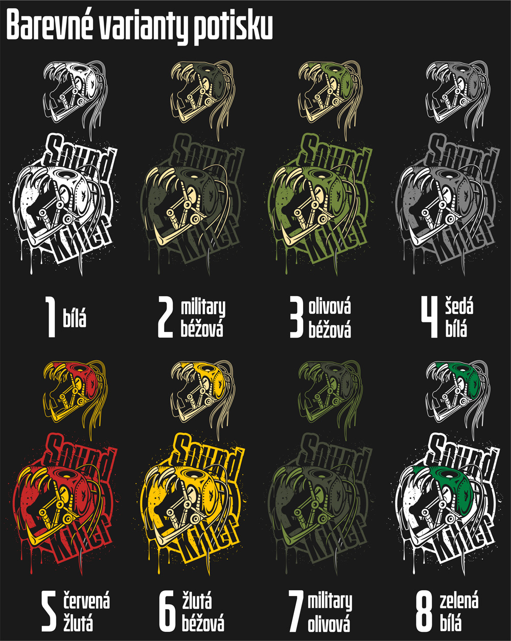 Mikina tekno sound killer na zip