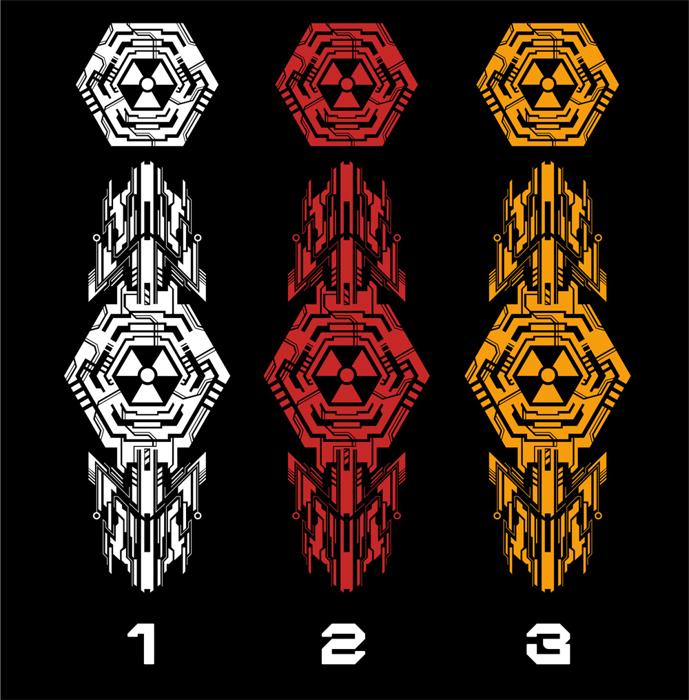 Mikina tekno pánská Radiation