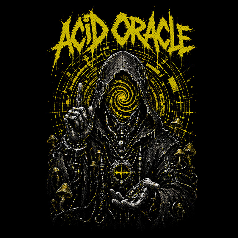Tričko tekno pánské Acid oracle