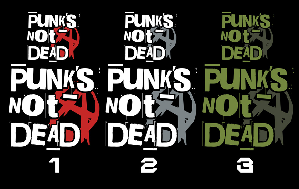 Tričko punk pánské Punks not dead