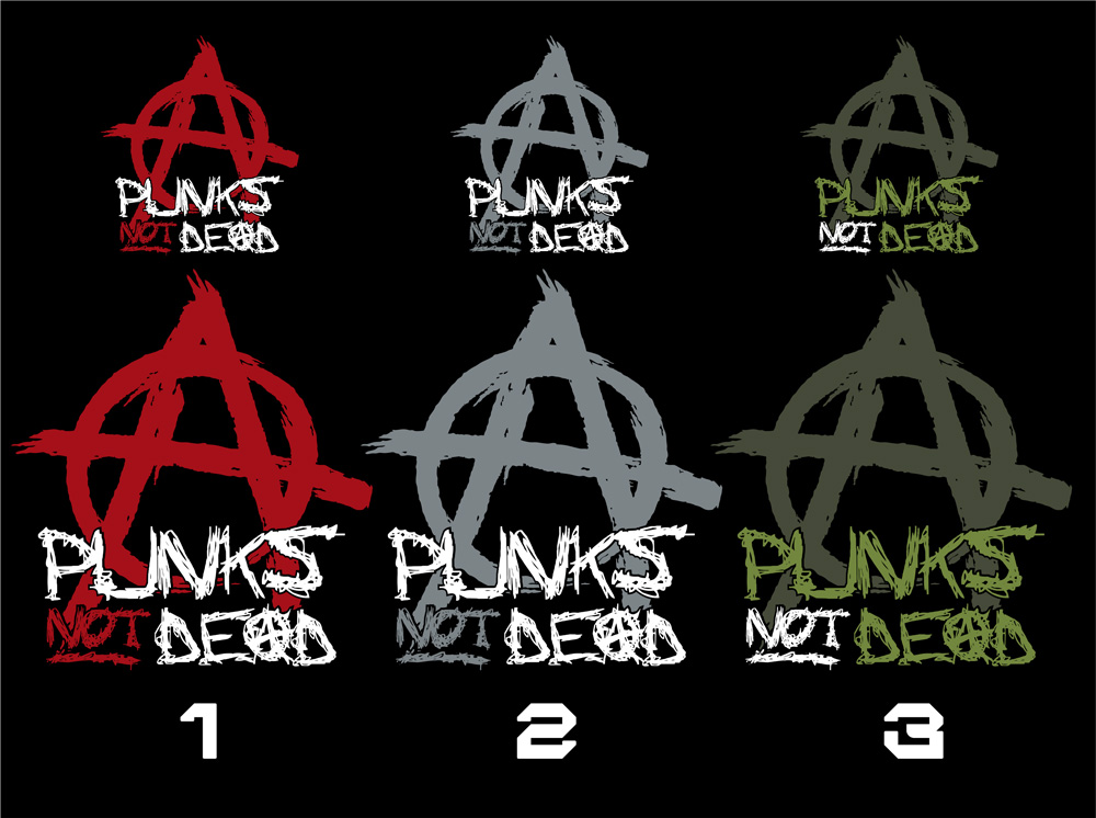 Tričko punk pánské Punks not dead