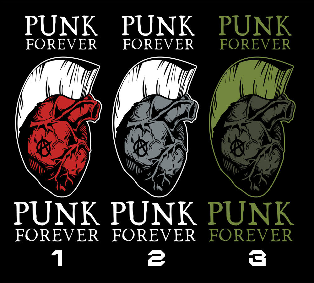 Tričko punk pánské Punk forever