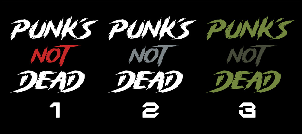Tričko punk pánské Punks not dead