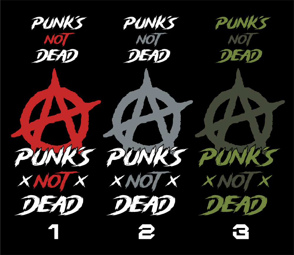Tričko punk pánské Punks not dead