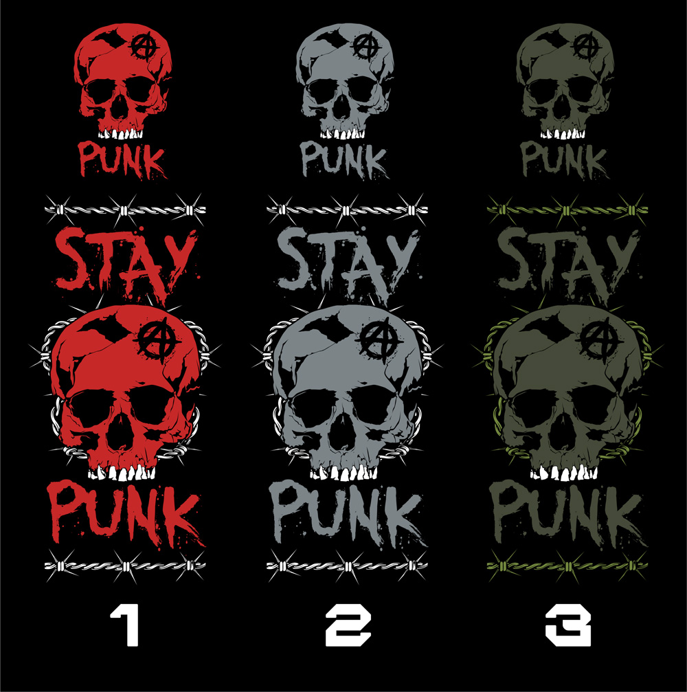 Tričko punk pánské Stay punk