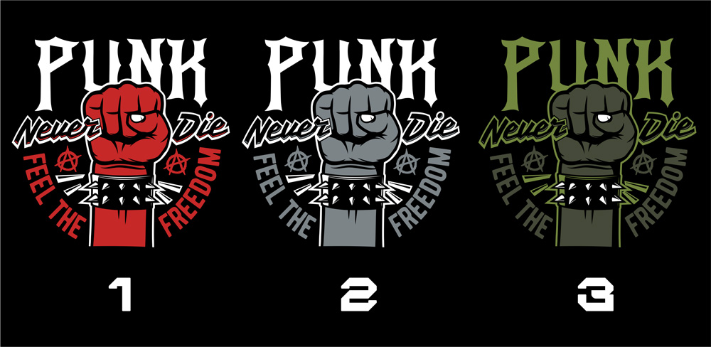 Tričko punk pánské Punk never die