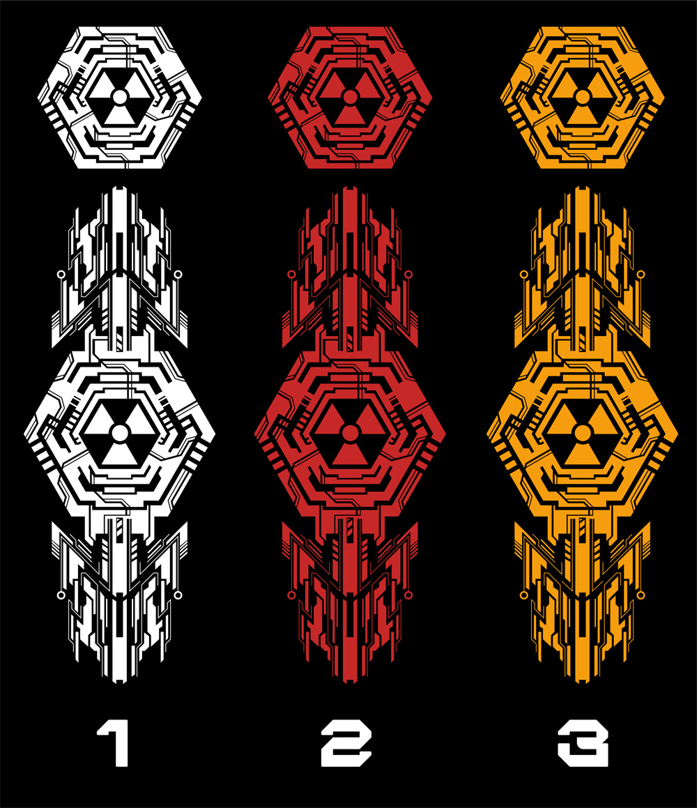 Tričko tekno pánské Radiation