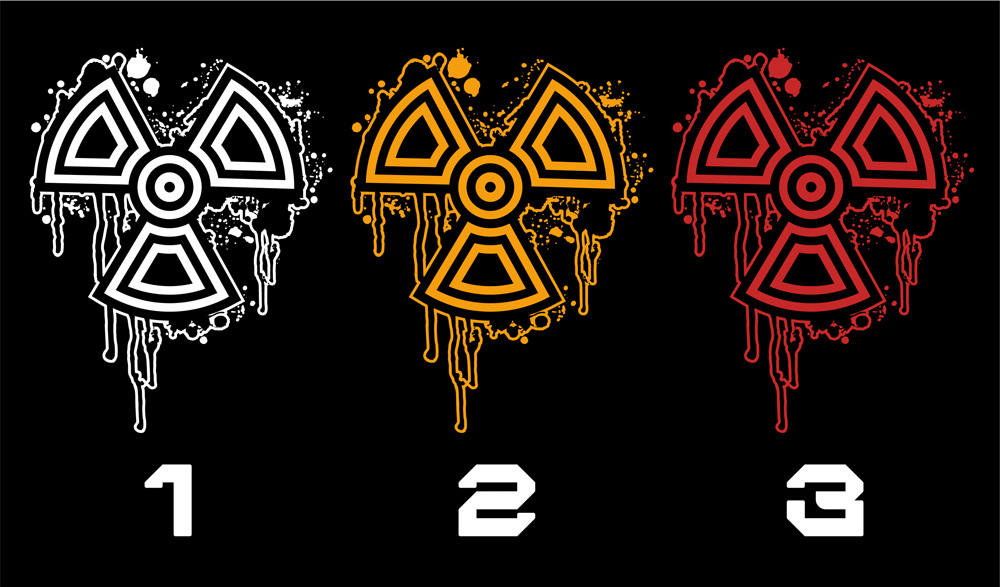 Tričko tekno pánské Radiation