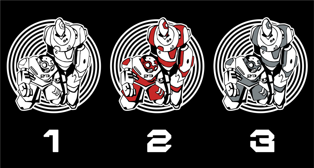 Tričko tekno pánské Robots