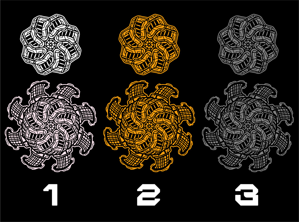 Tričko tekno pánské Bedny spirala