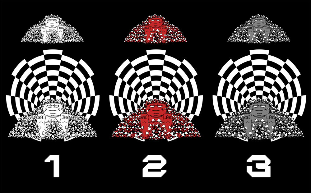 Tričko tekno pánské Psychedelic