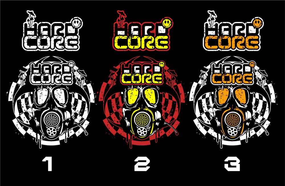 Tričko tekno pánské Trippy mask