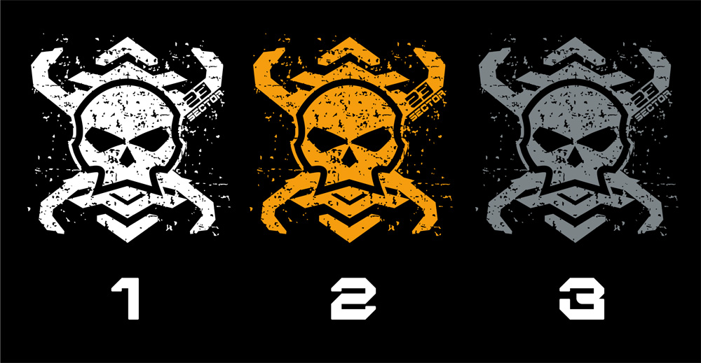 Tričko tekno pánské Skull 23