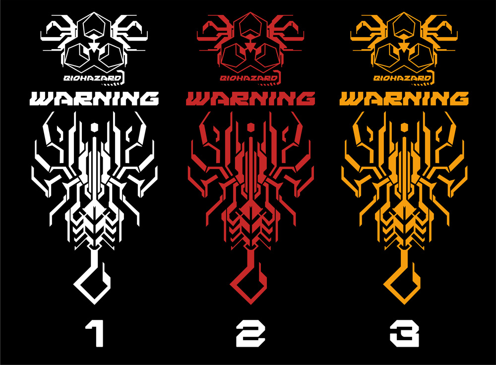 Tričko tekno pánské Biohazard