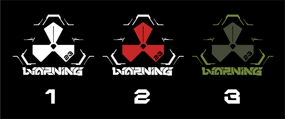 Tričko tekno pánské Warning