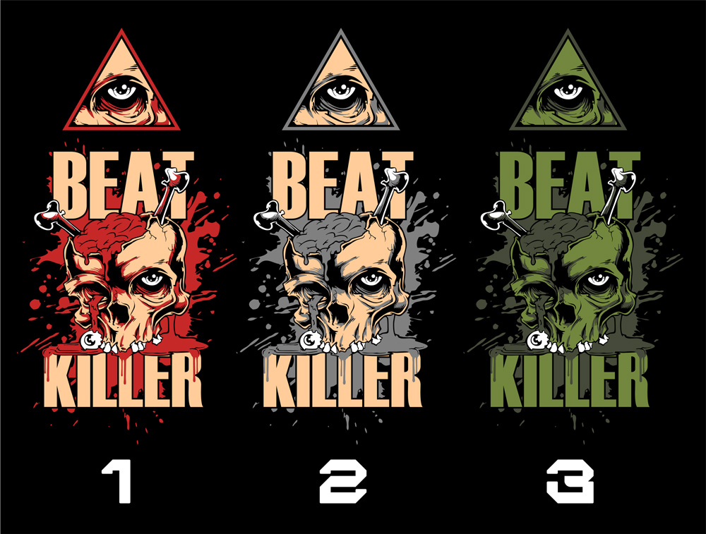 Tričko dnb, drum and bass pánské Beat killer