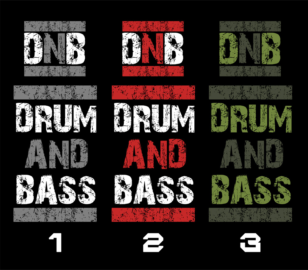 Tričko dnb, drum and bass pánské