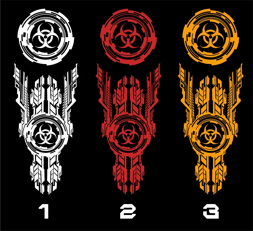 Tričko dnb, drum and bass pánské Biohazard