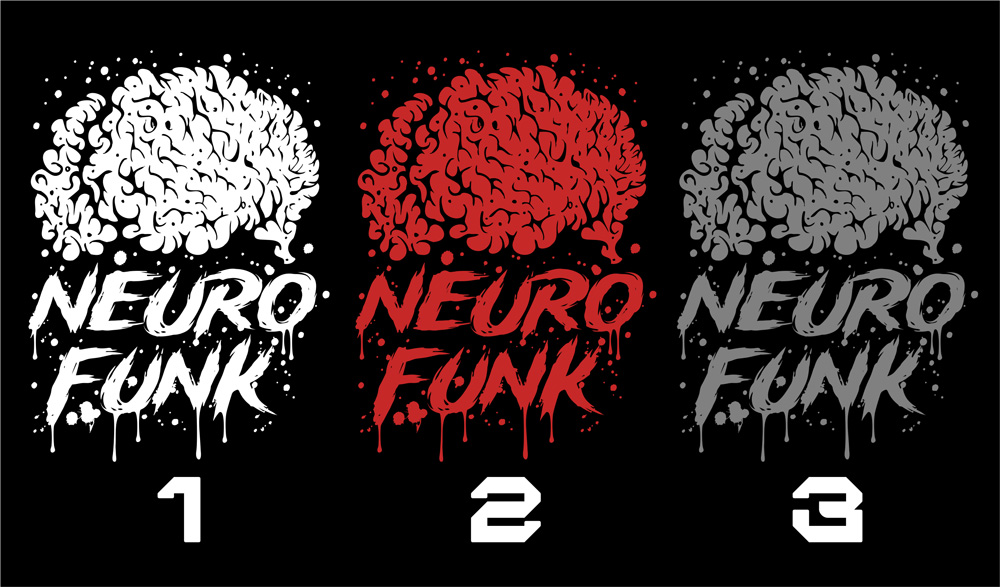 Tričko dnb, drum and bass pánské Neurofunk