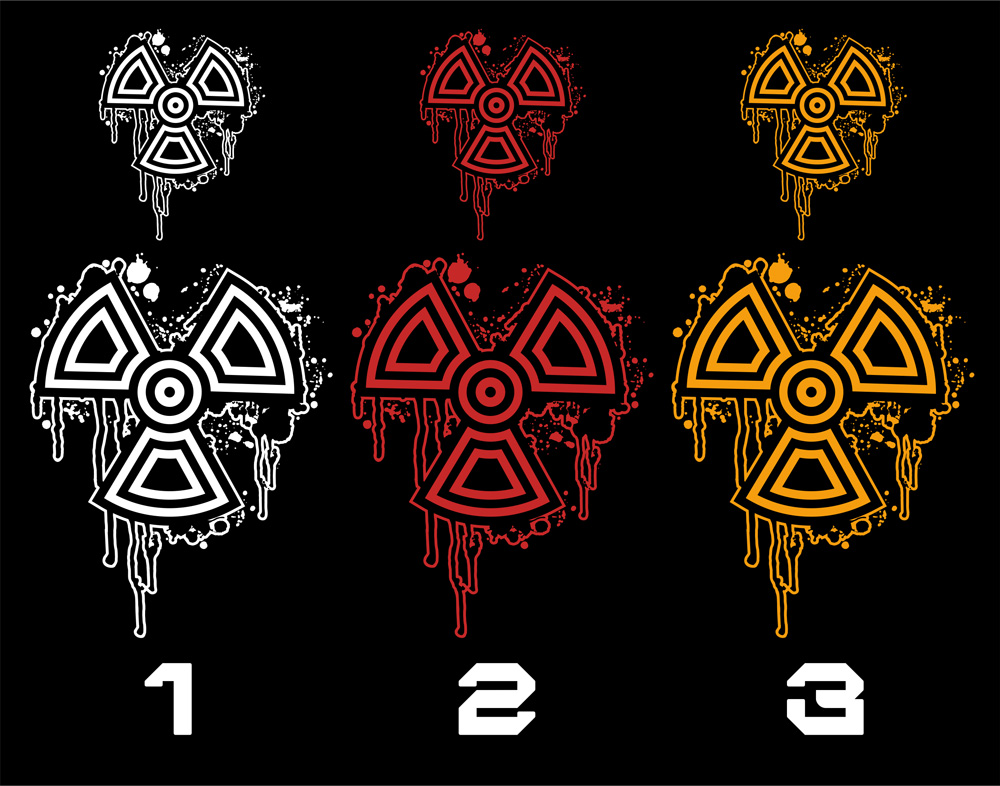 Tričko dnb, drum and bass pánské Radioactive