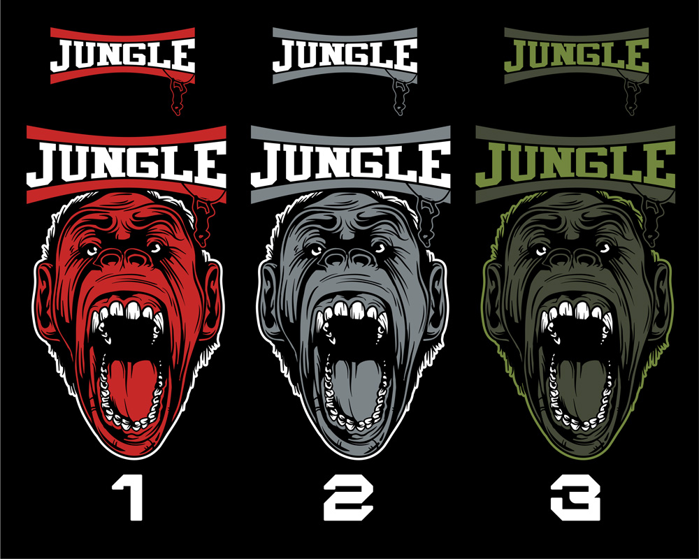 Tričko dnb, drum and bass pánské Jungle