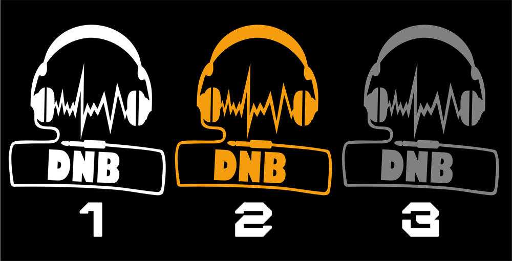 Tričko dnb, drum and bass dámské Phones