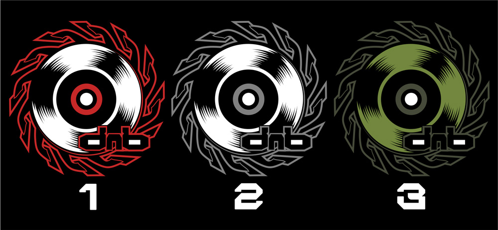 Tričko dnb, drum and bass dámské Saw