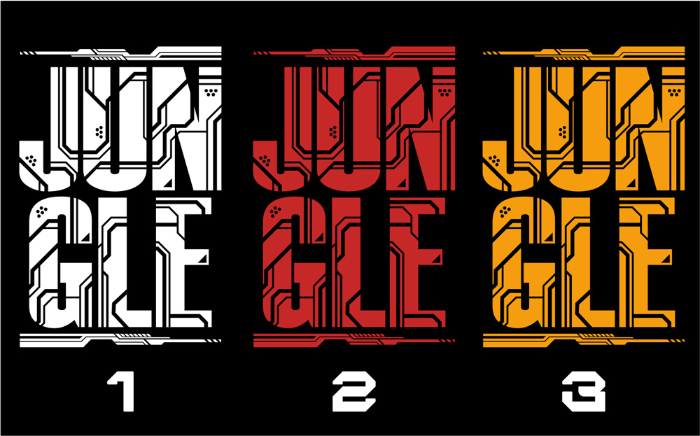 Tričko dnb, drum and bass dámské Jungle